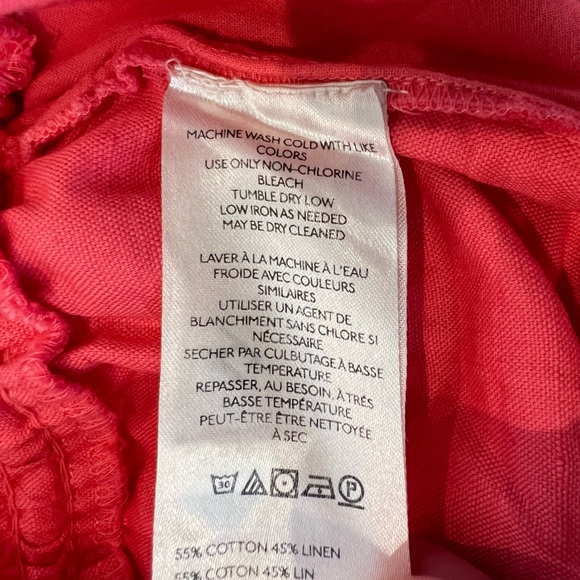 Anthropologie Linen Double Waistband Shorts - Picture 12 of 13